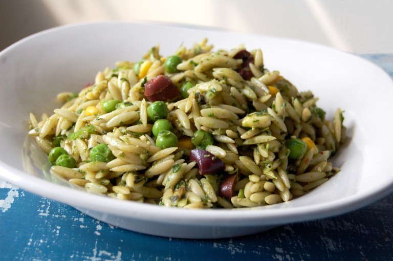 Orzo alla Verde (with Fresh Green Herbs) | Inspirations and Explorations